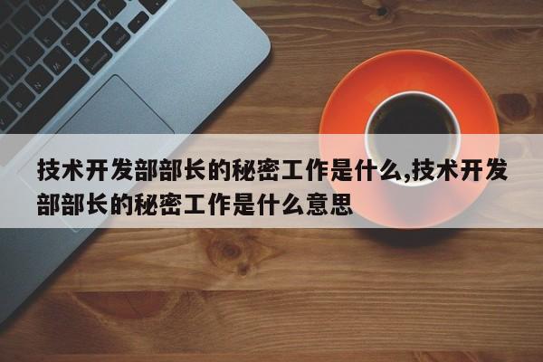 技术开发部部长的秘密工作是什么,技术开发部部长的秘密工作是什么意思