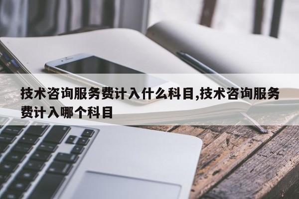 技术咨询服务费计入什么科目,技术咨询服务费计入哪个科目
